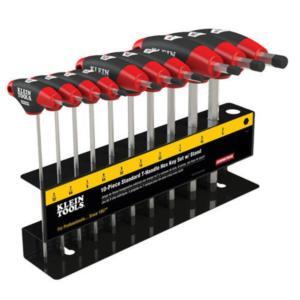 Klein JTH610E 10 pc. SAE Journeyman 6" T-Handle Set with Stand